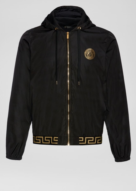 Versace Greek Key and Logo gym Jacka Herr - 624539DUY